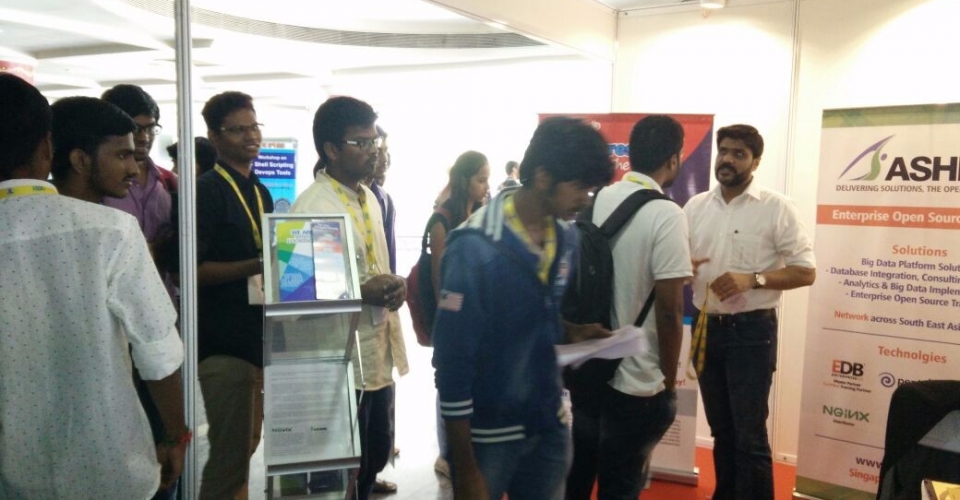 Ashnik was delighted to be part of Open Source India in Bangalore, Asia’s #1 Annual Convention to celebrate Open Source Computing 10 Open Source Computing News