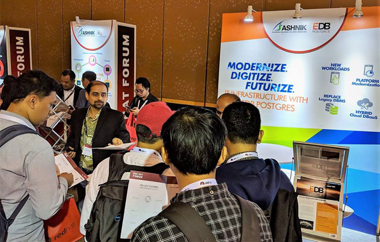 Ashnik along with EDB Postgres is the Gold Sponsors at the Red Hat Forums 2018 5 RedHat Forum News