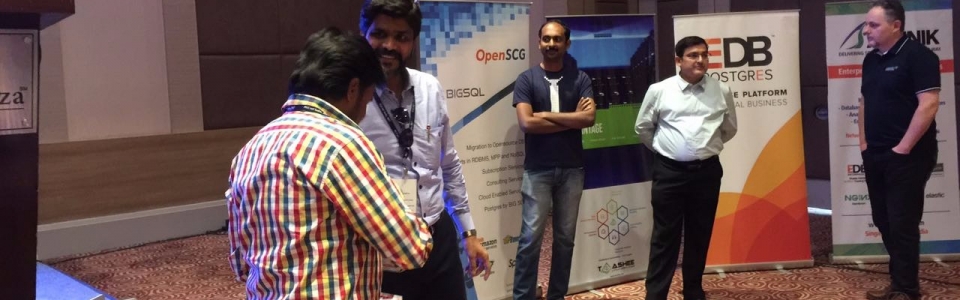 Ashnik participated in PGConf India 2017 in Bangalore as Gold Sponsor! 13 Participated in PGConf News
