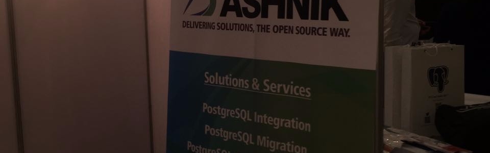 Ashnik participated in PGConf India 2017 in Bangalore as Gold Sponsor! 7 Participated in PGConf News