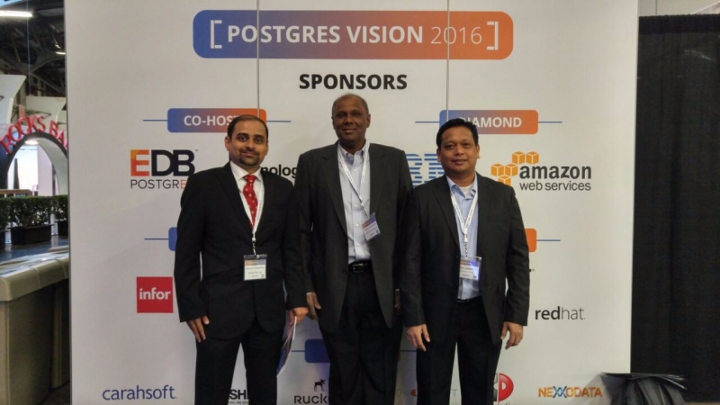 Ashnik was a sponsor at the recent Postgres Vision in San Fransisco! 5 Postgres Vision News