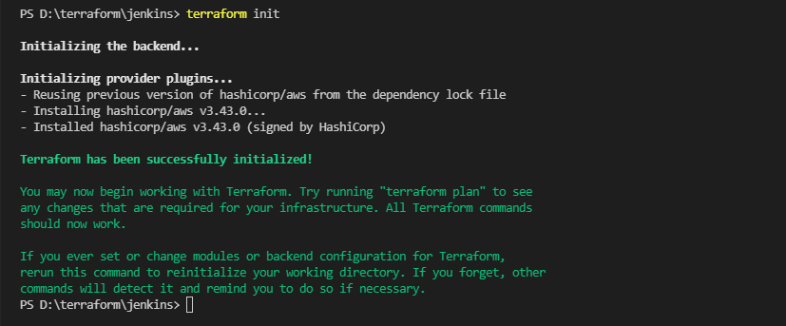 Install Jenkins on AWS EC2 Instance using Terraform! 2 terraform init